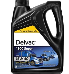 Delvac 1300 <span class=keywords><strong>Super</strong></span> SAE <span class=keywords><strong>15W</strong></span>-<span class=keywords><strong>40</strong></span> API CK-4น้ำมันเครื่องดีเซลสำหรับงานหนักสารหล่อลื่น4L อายุการใช้งานยาวนาน - Product Image 1