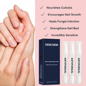 25% stylo à ongles <span class=keywords><strong>antifongique</strong></span> acide undécylénique 3ml soin des champignons des ongles pour ongles fissurés et décolorés utilisation d'exportation à base <span class=keywords><strong>de</strong></span> plantes - Product Image 2