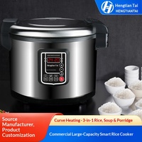 Autocuiseur intelligent Xishi Pot de 16 L grande capacité 2250 W pour la cuisson du riz et des soupes, maintien au chaud, idéal pour cantines et restaurants