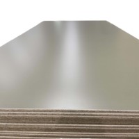 Panneau en mélamine super mat imperméable, gris uni, accessoires de cuisine, âme en MDF, épaisseur 18 mm/22 mm, anti-rayures, design moderne