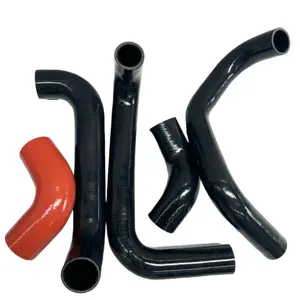 Automobile 90/120-degree flexible automobile radiator heater elbow rubber hose Silicone hose for trucks