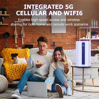Routeur WiFi double bande 5G de qualité professionnelle avec emplacement pour carte SIM et ports Ethernet Gigabit 1000 Mbps AX3000 avec certification FCC CE