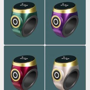 Nouveauté S9 Zikr Ring, compteur visuel électronique, écran tactile, affichage numérique, charge manuelle, intelligent, lumineux - Product Image 4