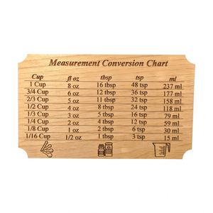 Tabla de Cortar Multifuncional de Madera Personalizada para Repostería, Tabla de Medir para Cocina, Regalos de Cocina Personalizados al por Mayor - Product Image 1