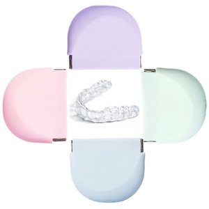 Bolsa de Almacenamiento para Aparatos Ortodónticos, Caja Transparente para Alineadores Dentales y Dentaduras Postizas, Precio de Fábrica - Product Image 1