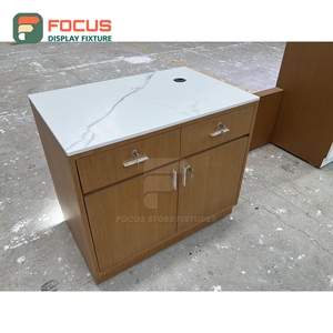 Exhibidor Compacto para Productos de Café, Estructura de Madera Sólida, Exhibidor de Sirope de Café, Exhibidor Comercial para Cafetería - Product Image 2