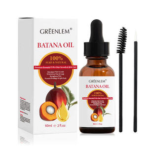 Huile capillaire 100% pure et biologique de Batana, élixir à base de plantes pour cheveux secs et abîmés, traitement nourrissant, hydratant et lissant pour des cheveux sains - Product Image 1