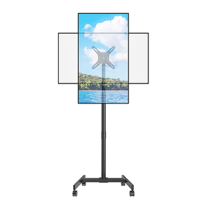 Carro de soporte de <span class=keywords><strong>TV</strong></span> de suelo con pantalla ajustable de altura de 13-42 pulgadas - Product Image 1