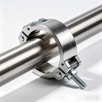 Colliers de serrage en acier inoxydable usinés CNC de haute précision pour le verrouillage d'arbres