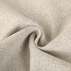 Materiales de tela de sofá de lino de alta calidad fabricados en China