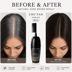 Tinte para Cabello Blanco Chuyan con Cobertura del 100% - Tonos Naturales Ricos - Crema de Color Permanente al por Mayor con Alta Pigmentación - Product Image 6