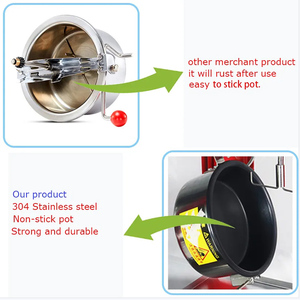 Nhà máy nóng bán điện thép không gỉ Caramel bỏng ngô làm máy sản xuất công nghiệp thương mại <span class=keywords><strong>110V</strong></span> 220V để bán - Product Image 6
