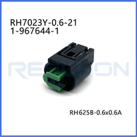 Connecteur automobile étanche femelle 2 broches Micro Quadlock MQS RH7023Y-0.6-21 1-967644-1 pour faisceau de capteur de plaquettes de frein