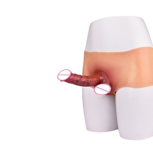FAAK Promotion : Culotte réaliste en silicone souple pour femme, avec godemichet intégré, pour le plaisir féminin et l'usage lesbien - Product Image 3