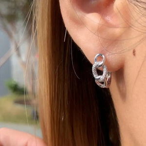 Orecchini a clip dal design minimalista per donna, gioielli di moda per l'ufficio e l'uso quotidiano - Product Image 2