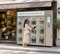 Distributeur automatique de fleurs Winnsen : Solution de vente au détail pour bouquets et boîtes de fleurs
