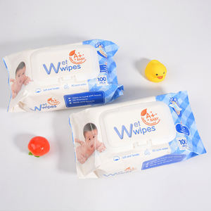 工場卸売 ベビー用ウェットティッシュ 無香料 100枚入り ベビーウェットティッシュ - Product Image 5