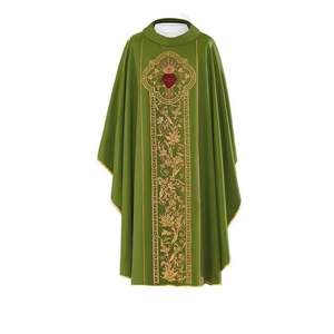 ชุดคลุมบาทหลวงแบบวินเทจ ปักลาย สำหรับบาทหลวง พิธีกร พระสงฆ์ สำหรับการสวดมนต์ - Product Image 4