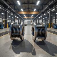 Joint de dilatation sur mesure en acier inoxydable de haute qualité SS316, simple couche, 16 po (DN400) PN10 pour raccordement de turbine