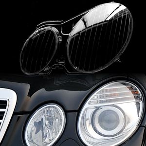 Pour 03-08 Mercedes <span class=keywords><strong>Benz</strong></span> <span class=keywords><strong>W211</strong></span> phare abat-jour Transparent E240 <span class=keywords><strong>E200</strong></span> E350 E280 E300 abat-jour de haute qualité - Product Image 1