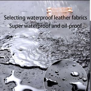 Delantal de Trabajo Impermeable y Resistente al Aceite, de Cuero PU Suave, para Restaurante, Tienda, Lavado de Autos - Product Image 4