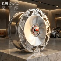 Rines Forjados Personalizados de 18-22 Pulgadas con Acabado Pulido Espejo de Lujo para Maybach, Rolls Royce, BMW, Mercedes - Rines de Alta Gama para Autos