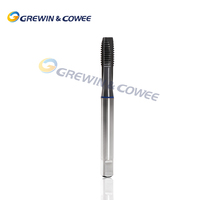 GREWIN DIN Standard CNC Thread Tapping M6-M12 Spiral Pointed HSSE Machine Tap for Stainless Steel Processing OEM Customization