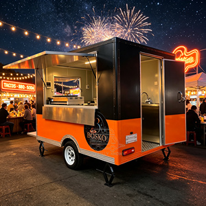 Custom Built Burger Stainless Steel BBQ Food Truck DOT <b>Grill</b> Trailer - Product Image 5