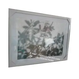 פאנל זכוכית לבן פלסטיק שרף 40x60 מסגרת תמונה לבנה מסגרת תמונה