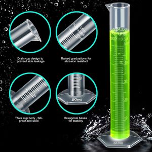 プラスチック測定用ビーカーカップ,工場直販マルチ仕様10個セット実験室再利用可能 - Product Image 4