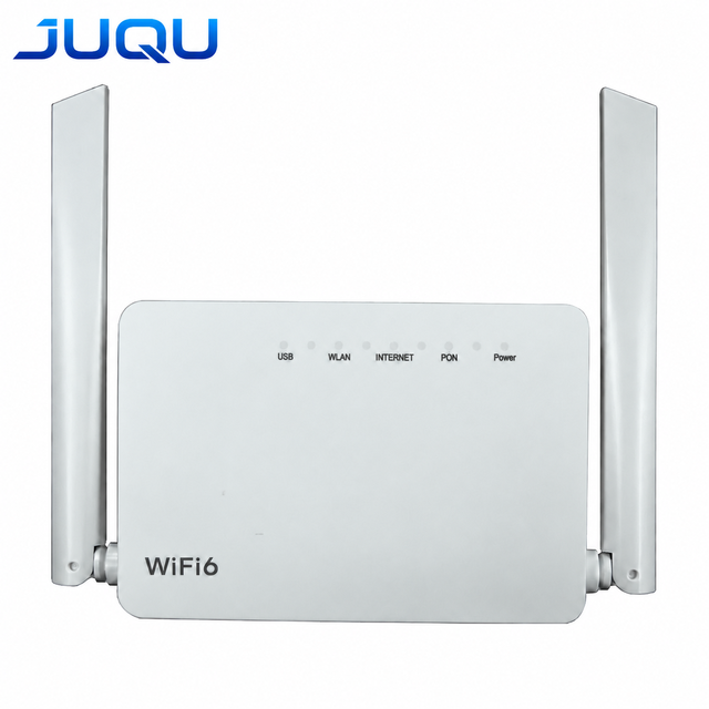 Hn8145x6 Wifi6 GPON FTTH IP Modem 4GE+1Tel+1USB English Firmware 2.4G 5G Dual Band Ont Onu DC 12V Power 1-Year Warranty