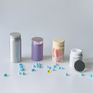 Pabrik kustom suplemen Aluminium kemasan kaleng 50cc 100cc 150cc 200cc tablet logam timah obat kapsul botol - Product Image 4