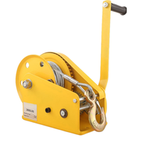 Treuil manuel de 1800 lb, 2000 lb, 2600 lb, 10 m, 20 m, avec système d'auto-verrouillage, pour bateau, vente en gros