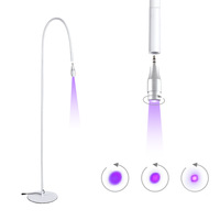 Direct 110V UV Cils Colle Machine De Durcissement Rapide 2S Cross-Border Dropshipping E27 Led Photothérapie Lampe Violet À Pied