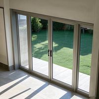 Fenêtres en aluminium sur mesure, design moderne, fenêtres coulissantes en aluminium à haute efficacité énergétique pour les balcons des maisons