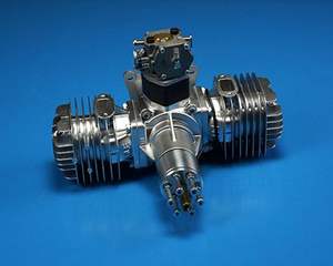 เครื่องยนต์เบนซิน/น้ำมันเบนซิน 2 จังหวะ 2 สูบ รุ่น DLE111 DLE 111CC สำหรับเครื่องบินบังคับวิทยุ - Product Image 3