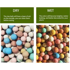 Coloridos guijarros de arcilla Leca de 8-10mm, bolas de Leca orgánicas naturales para macetas de interior, suelo de jardín, orquídeas, suculentas, tipo adoquín - Product Image 6