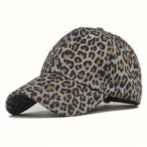 Spring Summer Fashion Trendy Women Vegan Suede Leopard Baseball Cap Spring Summer Sunshade Outdoor Sports <b>Hat</b> - Product Image 6