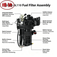 Ensemble de filtre à carburant à haute efficacité de filtration 23300-0L110 avec séparation de l'eau pour pick-up diesel de taille moyenne et véhicule tout-terrain