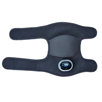 Masseur électrique 3-en-1 pour genoux, épaules et coudes, 5 modes de chauffage, 3 réglages de vibration, tissu en maille respirant, rechargeable par USB 1800mAh
