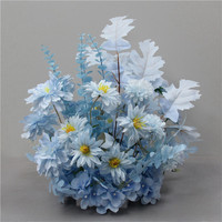 Bola de Flores Artificiales de Seda Estilo Bosque para Centro de Mesa de Boda, Decoración de Fondo para Eventos, Fiestas y Áreas de Bienvenida