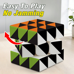<span class=keywords><strong>Cubo</strong></span> Mágico Ecológico ABS 3x3 con Patrón <span class=keywords><strong>Triangular</strong></span>, Rompecabezas Geométrico Irregular para Entrenamiento Cerebral, <span class=keywords><strong>Cubo</strong></span> Mágico de Velocidad 3x3 - Product Image 6
