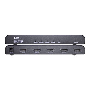 Divisor de Señal Amoonsky 4K Ultra Clear 1 Entrada 4 Salidas para Pantalla LCD, Video Wall, Cine en Casa, TV 3D Visual - Product Image 1