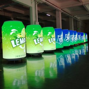 จอแสดงผล LED สำหรับโฆษณาเบียร์และโคล่า ความสว่างสูง 1000cd กันน้ำ IP65 ติดตั้งแบบตั้งพื้น - Product Image 1