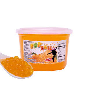 Bursting Pearls Booba pearl <b>boba</b> tapioca pearls <b>boba</b> for <b>Bubble</b> Tea Ingredients Red Round Shape - Product Image 6