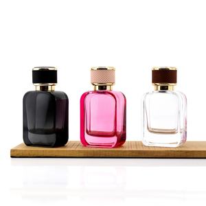 Fabrieksvoorraad 50ml lege parfumfles luxe parfumfles 50ml op maat gemaakte zwart roze parfumfles met dop - Product Image 3