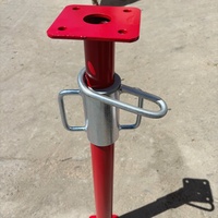 Étai de coffrage réglable en aluminium Multiprop, poteau de soutènement peint en acier