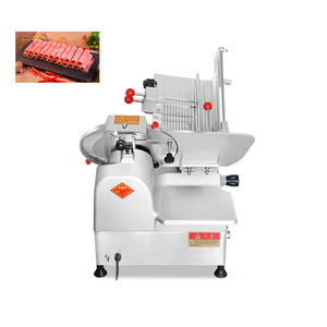 Trancheuse à viande commerciale automatique avec lames haute performance et dispositifs de sécurité, machine à découper la viande - Product Image 3