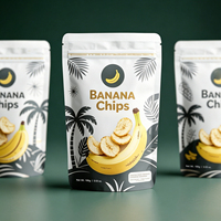 Sachets d'emballage alimentaire personnalisés en matériau laminé, pochettes en aluminium et plastique pour chips de plantain et de pommes de terre, sachets de snacks, marque de premier plan PT
