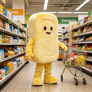 Costume Realistico da Personaggio, Consegna Rapida, per Carnevale e Parate, in Tessuto Morbido, Lupo Grigio, Mascotte per Uomini e Donne, Vendita Globale, Su Misura - Product Image 1